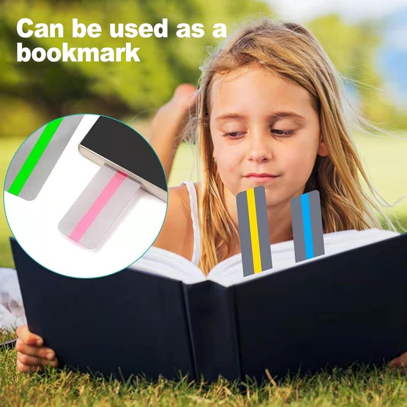 CeroDimo 18 Pcs Guided Reading Strips, Dyslexia Tools, Reading Trackers, Highlight Strips and Bookmarks, Reading Guide, Assorted Colors Help with Dyslexia for Children and Teacher Supply Assistant - Image 5